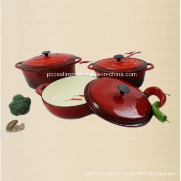 Комплект для эмалированной посуды 3PCS Cast Iron Set